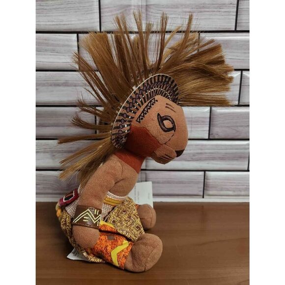 Walt Disney Lion King Simba with Mohawk Native plush doll toy #A63 - Picture 2 of 5
